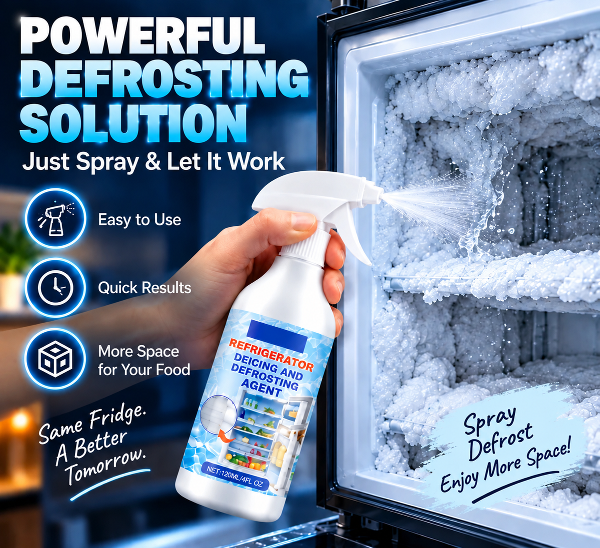 QuickDefrost — Ice & Frost Remover (Pack of 2)