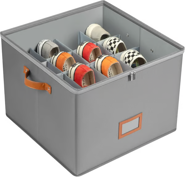 🔥Oxford Fabric Foldable Design Shoe Organizer, Storage Box-Navalonixcosh®