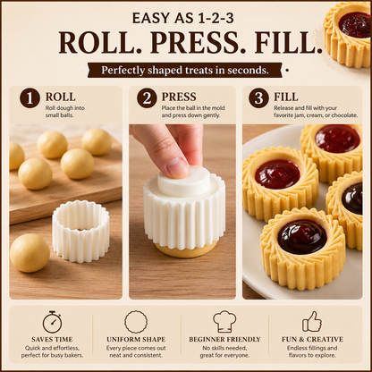 ✨ 2-in-1 Detachable Pastry Mold – Create Beautiful Homemade Treats in Seconds-Navalonixcosh®