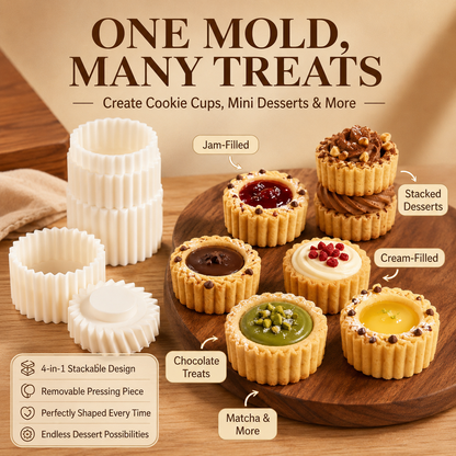 ✨ 2-in-1 Detachable Pastry Mold – Create Beautiful Homemade Treats in Seconds-Navalonixcosh®