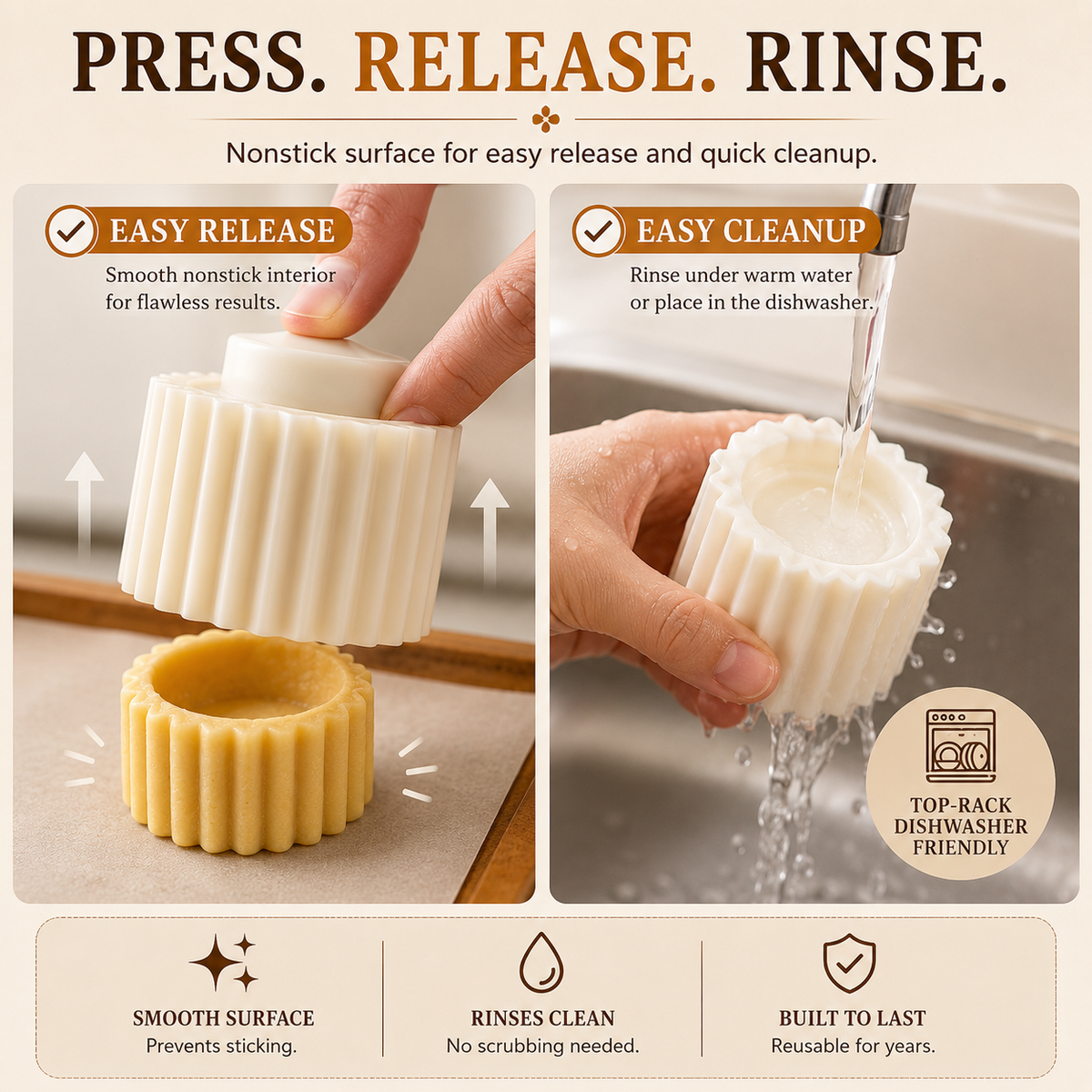 ✨ 2-in-1 Detachable Pastry Mold – Create Beautiful Homemade Treats in Seconds-Navalonixcosh®