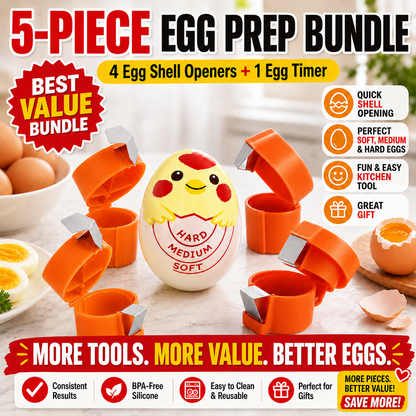 🔥🔥Limited-time 😮‍💨 Buy 1 Get 1 Free ！！！🍳 Quick Egg Cracker Tool – Open Hundreds Of Eggs Faster & Cleaner 🔥