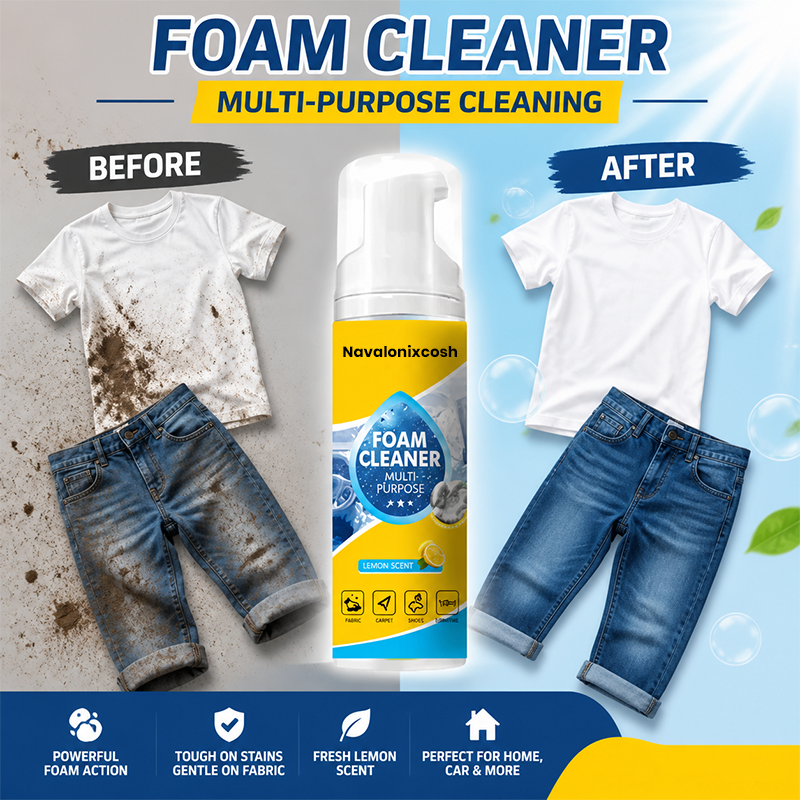 ✨Powerful & Multipurpose Car Interior Foam Cleaner🚗-Navalonixcosh®