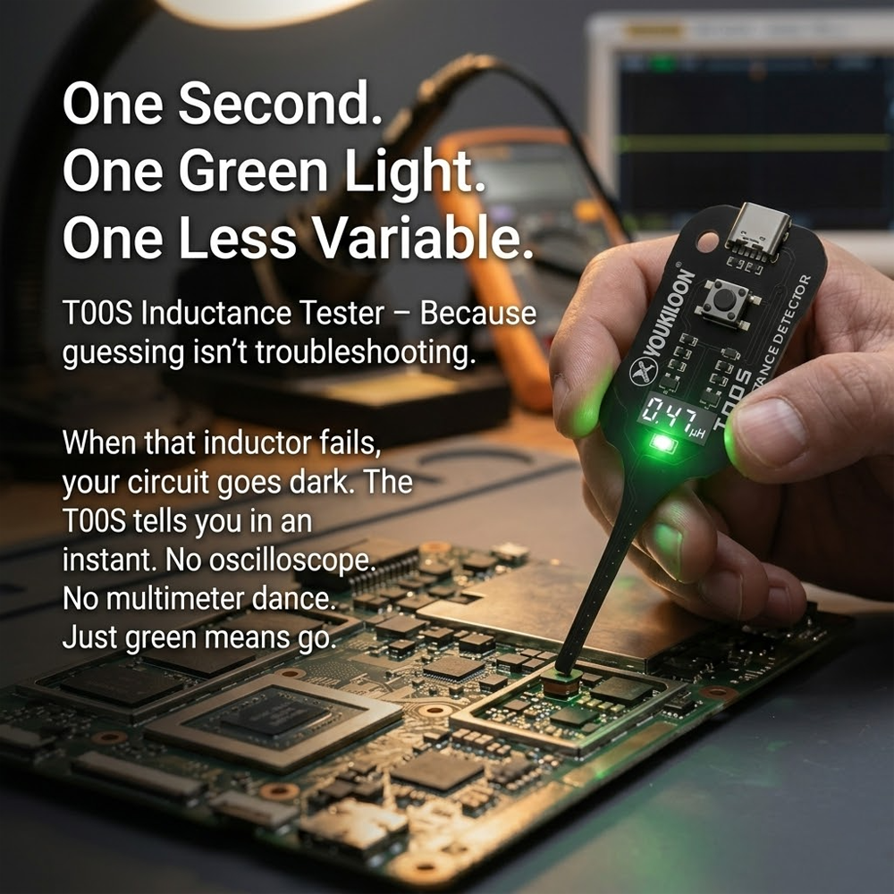 2026 HOT SALE🥳💞50K+ SOLD!💡⚙️ 40% OFF! In-Circuit Inductor Tester – One-button simplicity, clear indicator. Non-contact, rapid diagnosis. A must-have for electronics repair. 📟-Navalonixcosh®