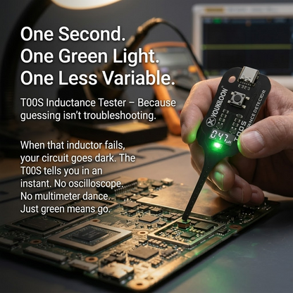 2026 HOT SALE🥳💞50K+ SOLD!💡⚙️ 40% OFF! In-Circuit Inductor Tester – One-button simplicity, clear indicator. Non-contact, rapid diagnosis. A must-have for electronics repair. 📟-Navalonixcosh®