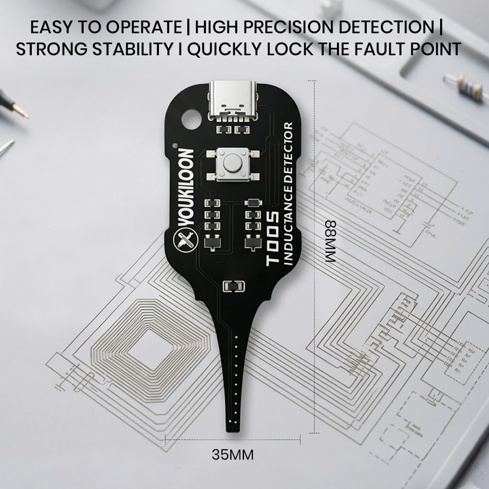 2026 HOT SALE🥳💞50K+ SOLD!💡⚙️ 40% OFF! In-Circuit Inductor Tester – One-button simplicity, clear indicator. Non-contact, rapid diagnosis. A must-have for electronics repair. 📟-Navalonixcosh®