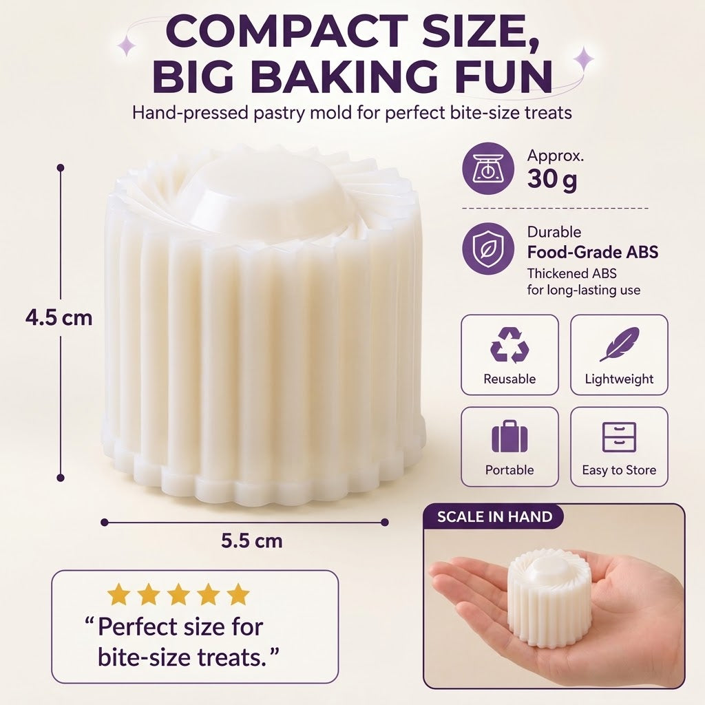 ✨ 2-in-1 Detachable Pastry Mold – Create Beautiful Homemade Treats in Seconds-Navalonixcosh®