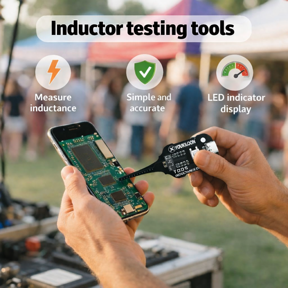 2026 HOT SALE🥳💞50K+ SOLD!💡⚙️ 40% OFF! In-Circuit Inductor Tester – One-button simplicity, clear indicator. Non-contact, rapid diagnosis. A must-have for electronics repair. 📟-Navalonixcosh®
