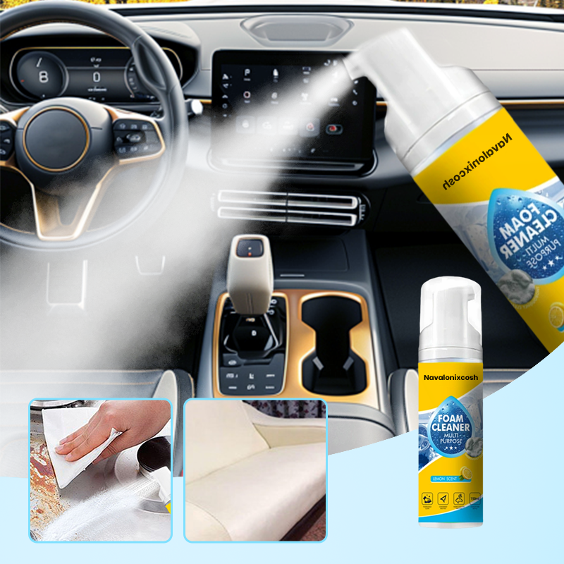 ✨Powerful & Multipurpose Car Interior Foam Cleaner🚗-Navalonixcosh®