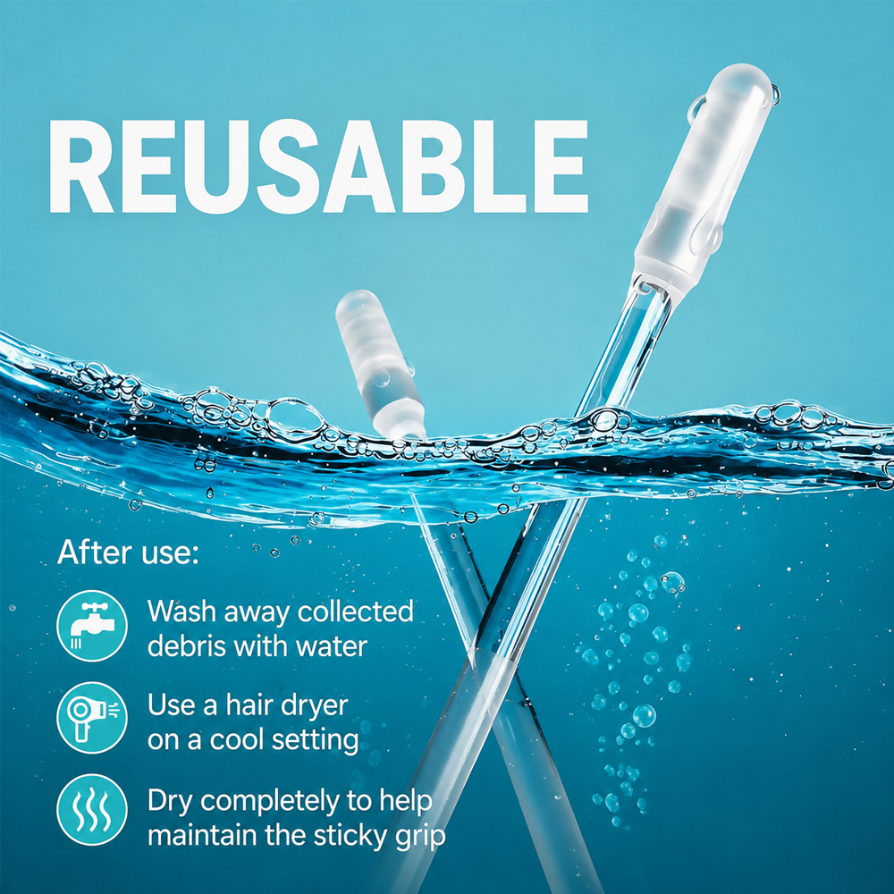 Sticky Ear Cleaning Stick for Adults, Reusable Sticky Ear Cleaner Picks✨