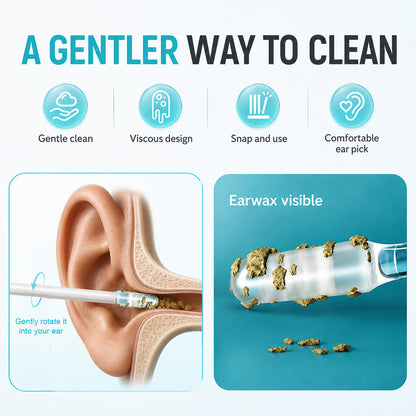 Sticky Ear Cleaning Stick for Adults, Reusable Sticky Ear Cleaner Picks✨