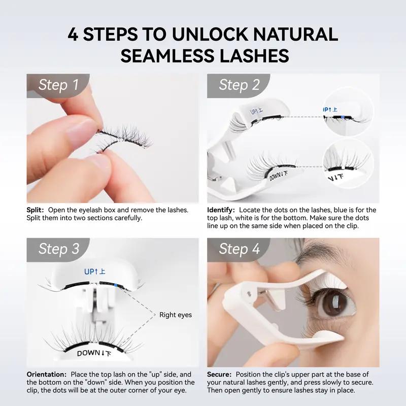 🪞Elyviana Premium Glue-Free Soft Magnetic Eyelashes Kit | Reusable & Lightweight👁️-Navalonixcosh®