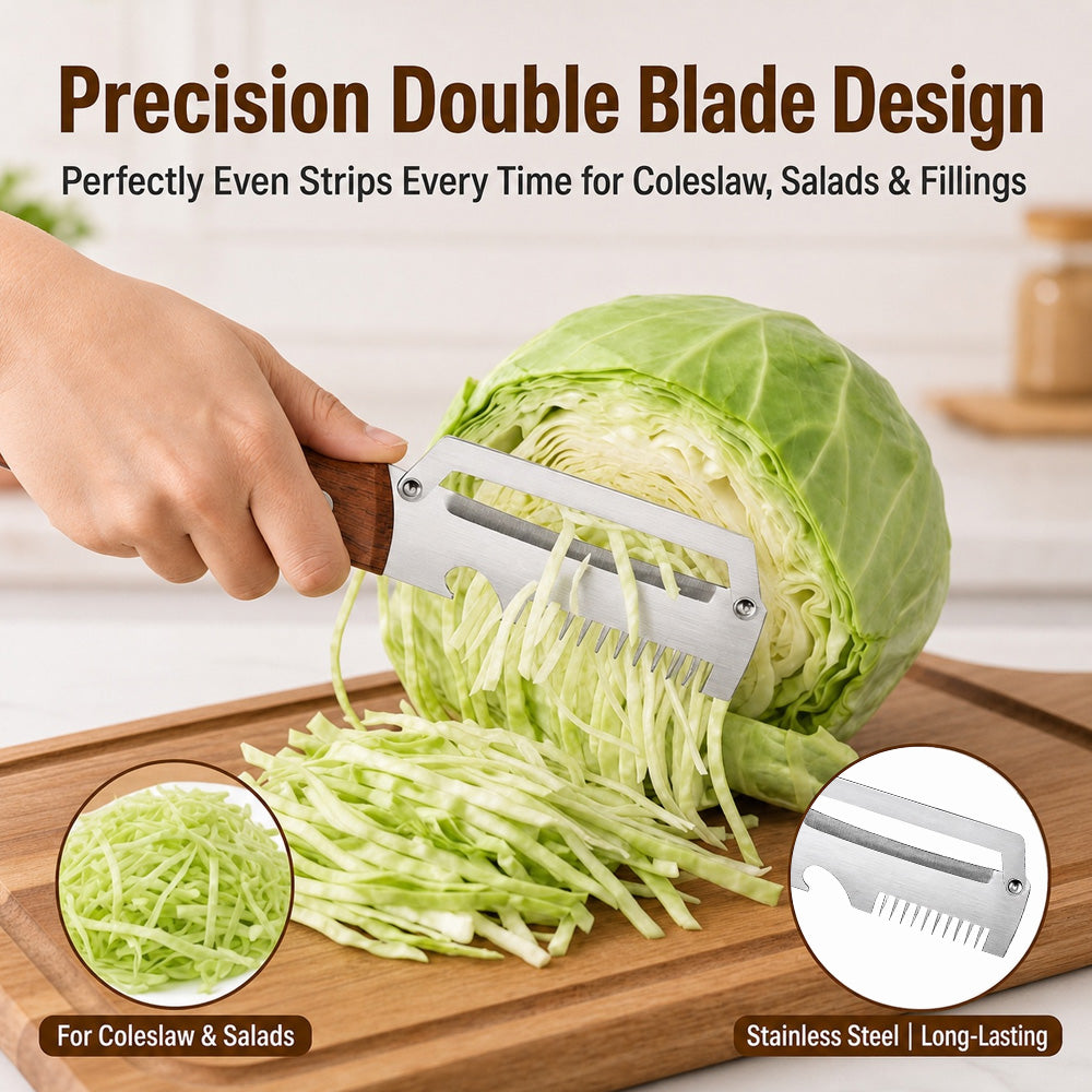 🥕 2-in-1 Multifunctional Vegetable Peeler Set | Peel, Slice & Julienne-Navalonixcosh®