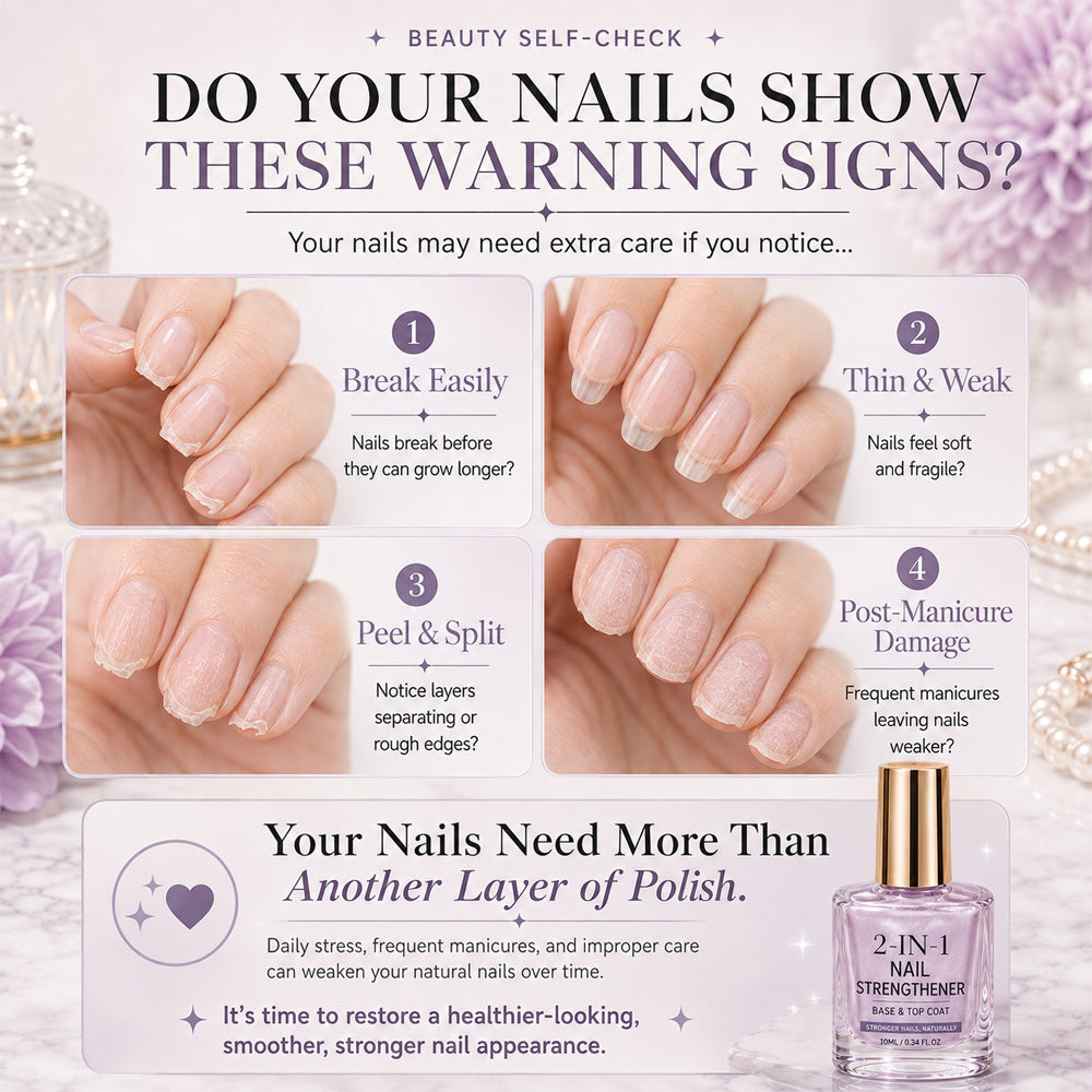 upsell💅⏳LAST DAY✨ 50% OFF! 💜 Lilac Glossy Mirror Nail Strengthener – Fast Air-Dry, Chip-Resistant & Long-Lasting Aurora Finish