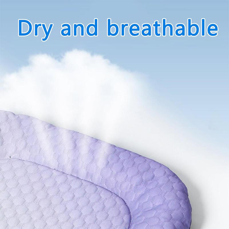 upsell❄️Pet Cooling Mat for Dogs & Cats 🐾  Naturally Cool Ice-Silk Pad • Breathable, Washable & Soft-Navalonixcosh®