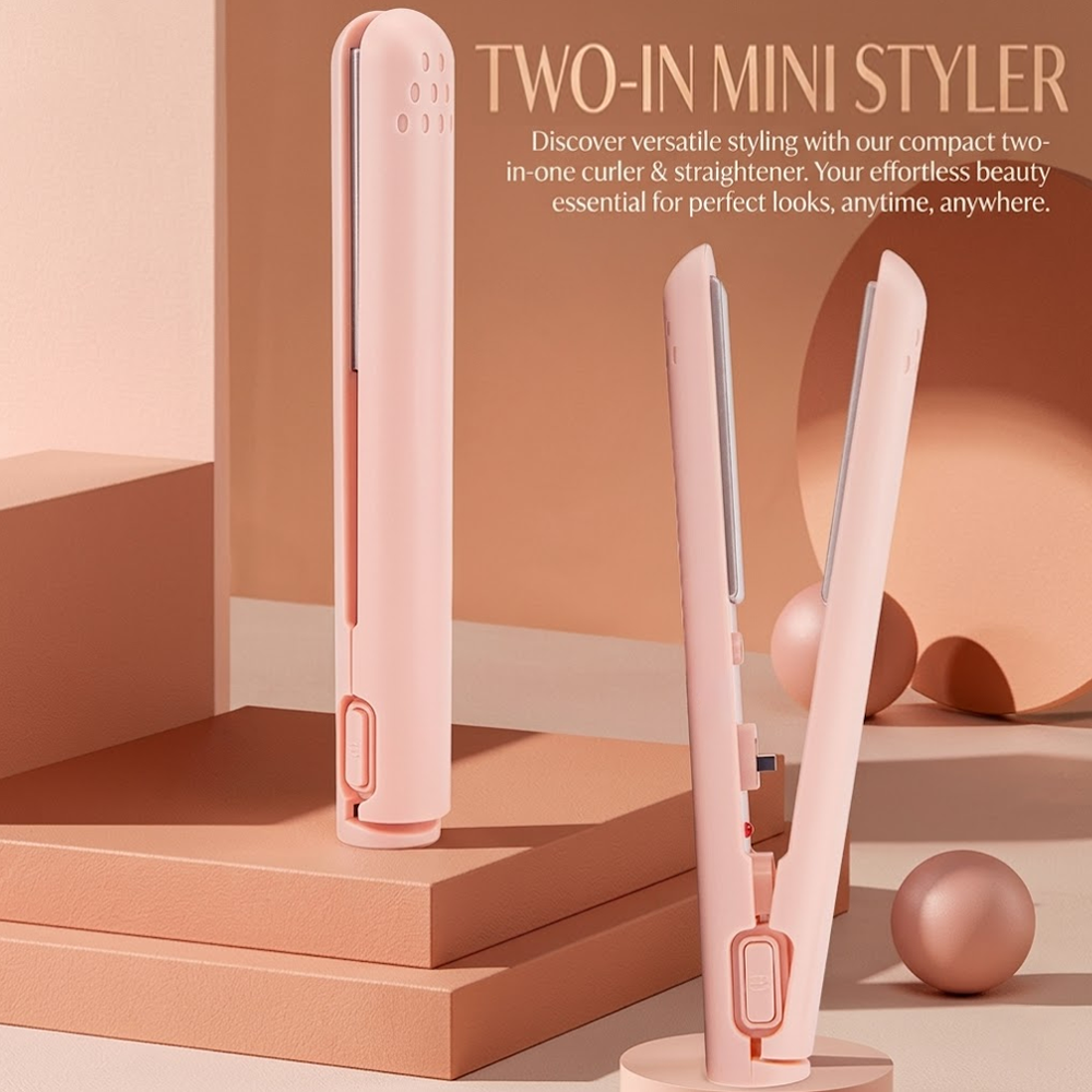 Navalonixcosh® 🎀2-in-1 Mini Curling Iron
