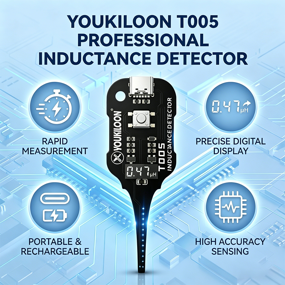 2026 HOT SALE🥳💞50K+ SOLD!💡⚙️ 40% OFF! In-Circuit Inductor Tester – One-button simplicity, clear indicator. Non-contact, rapid diagnosis. A must-have for electronics repair. 📟-Navalonixcosh®
