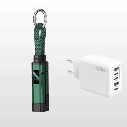 ⏳Limited-time 50% off⏰4-in-1 Digital Display Keychain Charging Cable🔋📱-Navalonixcosh®