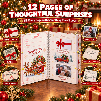 🔥 LIMITED-TIME 50% OFF — Holographic Christmas Gift Card Booklet