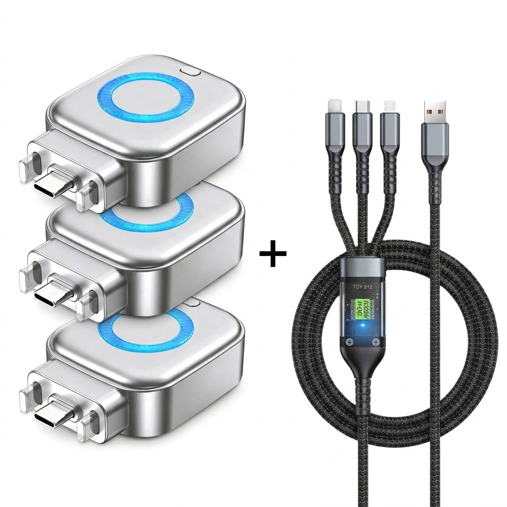 🔋 Auto Power-Off Fast Charging Adapter-Navalonixcosh®