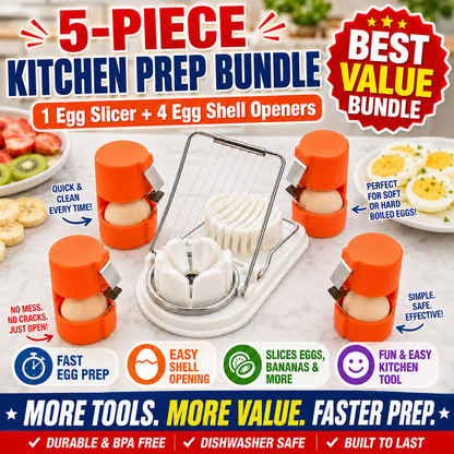 🔥🔥Limited-time 😮‍💨 Buy 1 Get 1 Free ！！！🍳 Quick Egg Cracker Tool – Open Hundreds Of Eggs Faster & Cleaner 🔥