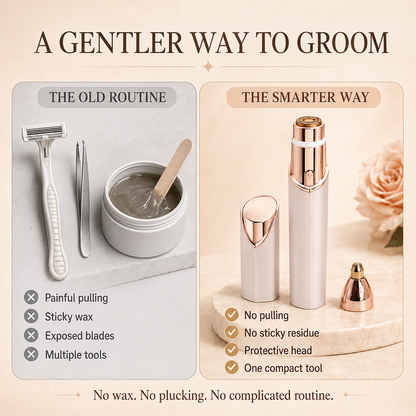 upsell Navalonixcosh®✨2-in-1 Face & Body Hair Remover for Women | Dual-Head Rechargeable Precision Trimmer