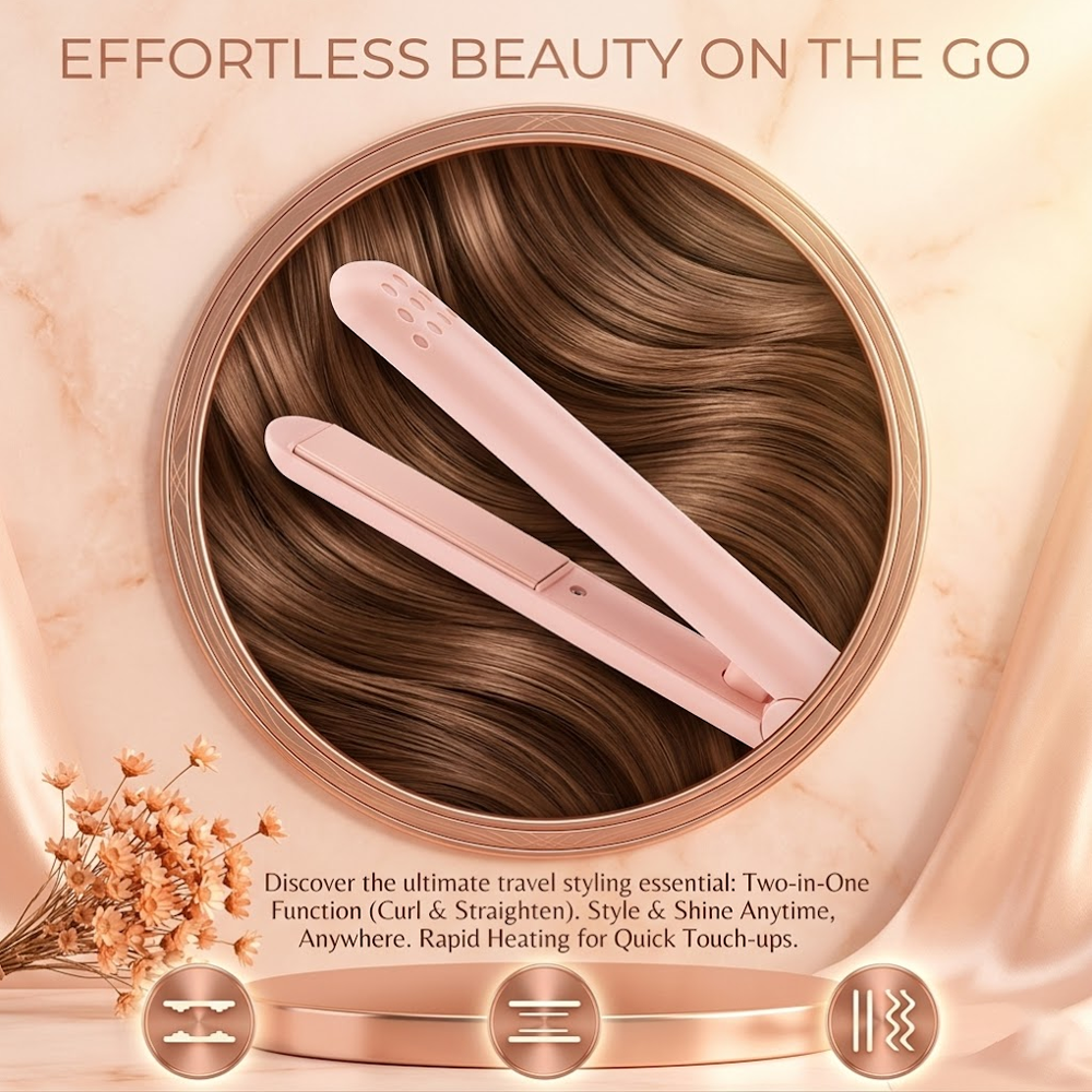 Navalonixcosh® 🎀2-in-1 Mini Curling Iron
