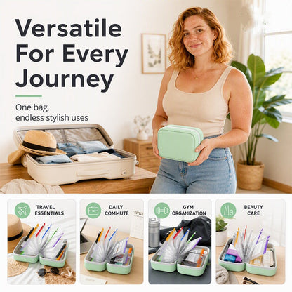 🎉 2026 Sale — Over 9,000 Sold! 💊 A8 Waterproof Pill Pouch Set – 14 Color-Coded Pouches, Crush-Proof Shell, Up to 2 Weeks of Meds! ✨