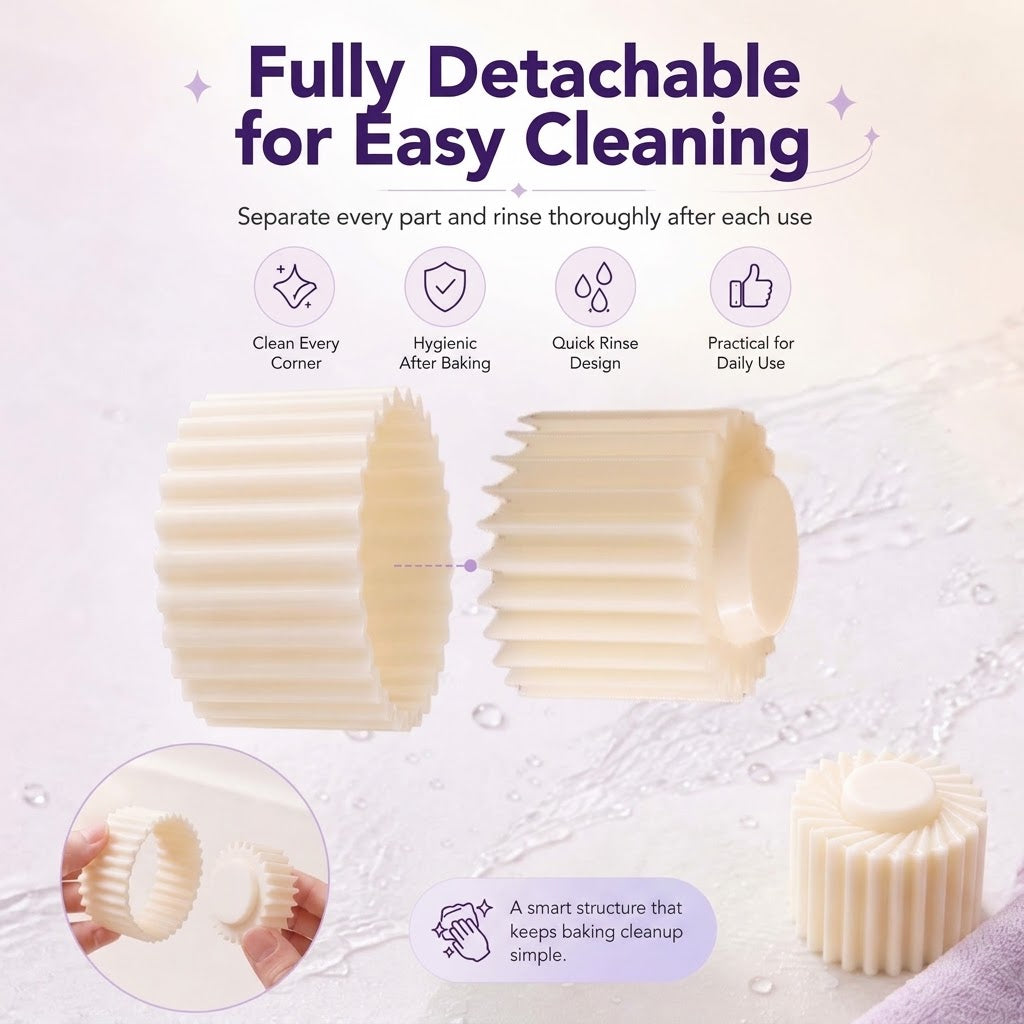 ✨ 2-in-1 Detachable Pastry Mold – Create Beautiful Homemade Treats in Seconds-Navalonixcosh®