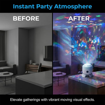 🌊 Transform Your Room into an Underwater Paradise | Dynamic Rotating LED Projector Light with Ocean Waves & Aurora Effects