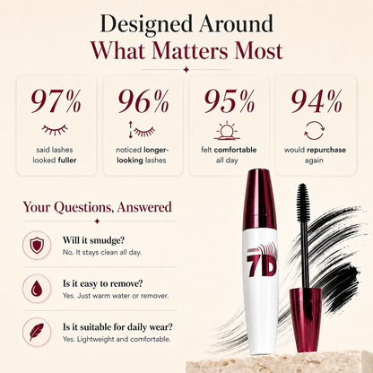 ⏰✨Smudge-Proof Curling & Lengthening Mascara-Navalonixcosh®