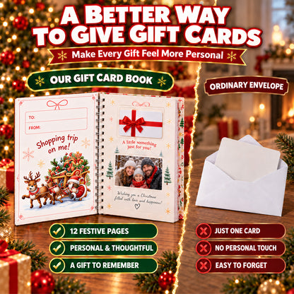 🔥 LIMITED-TIME 50% OFF — Holographic Christmas Gift Card Booklet