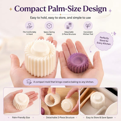 ✨ 2-in-1 Detachable Pastry Mold – Create Beautiful Homemade Treats in Seconds-Navalonixcosh®