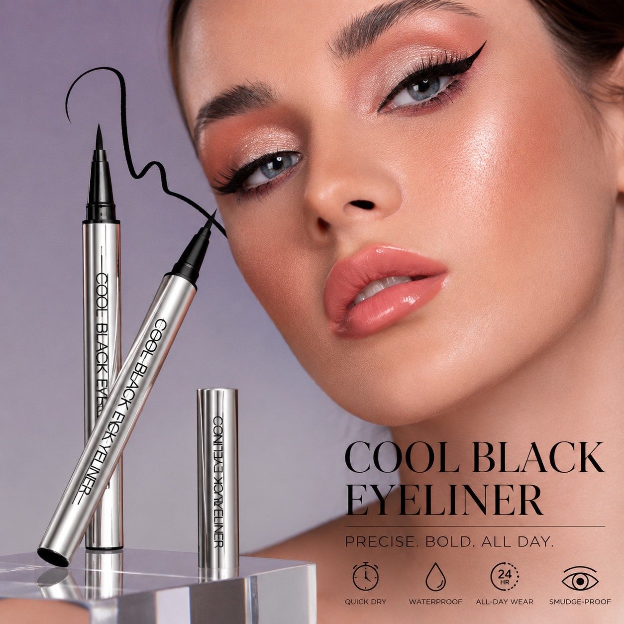 ⏰✨BUY 1 GET 1 FREE 🔥Waterproof & Smudge-Proof Eyeliner-Navalonixcosh®