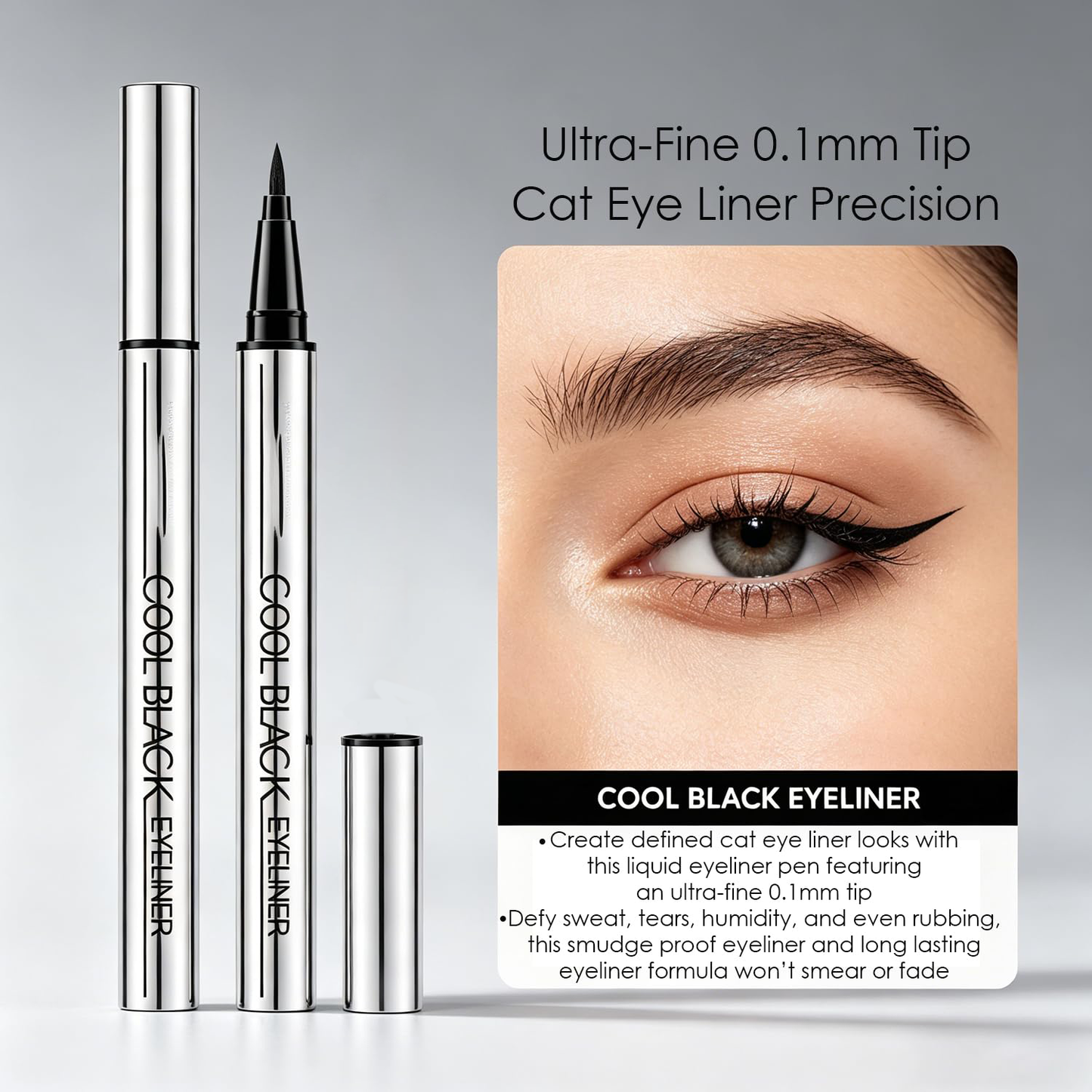 ⏰✨BUY 1 GET 1 FREE 🔥Waterproof & Smudge-Proof Eyeliner-Navalonixcosh®