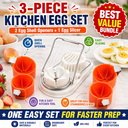 🔥🔥Limited-time 😮‍💨 Buy 1 Get 1 Free ！！！🍳 Quick Egg Cracker Tool – Open Hundreds Of Eggs Faster & Cleaner 🔥