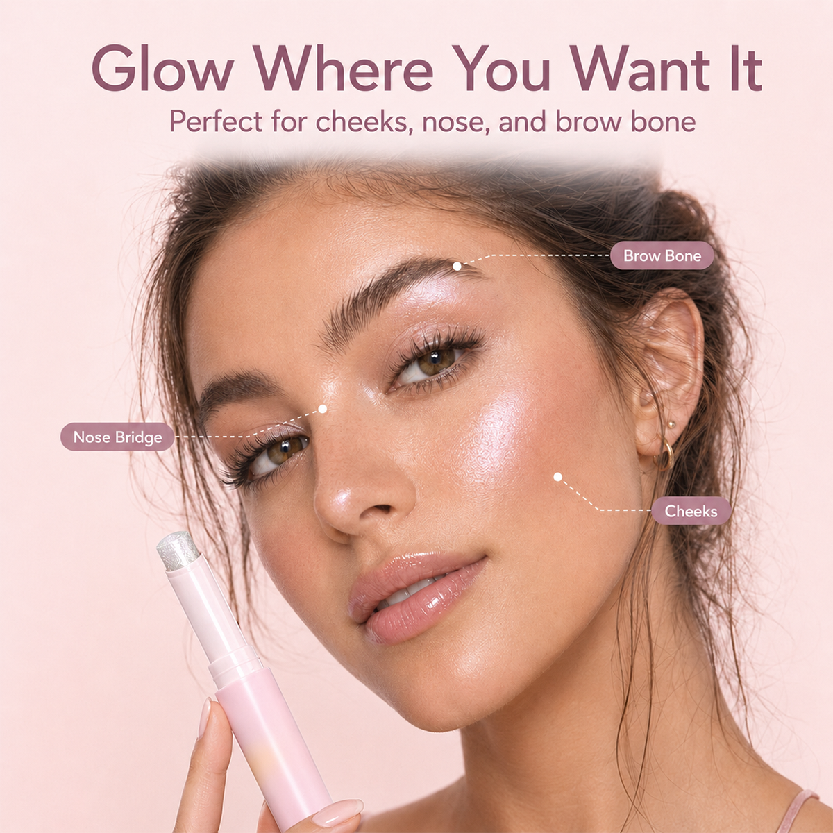 Shimmer Eyeshadow Stick with Brush-Navalonixcosh®