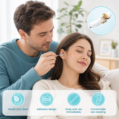Sticky Ear Cleaning Stick for Adults, Reusable Sticky Ear Cleaner Picks✨