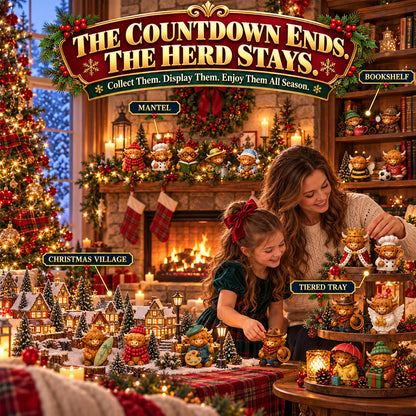 ⏳ Last Day 49% OFF🐮 24 Days of Highland Cow Advent Calendar