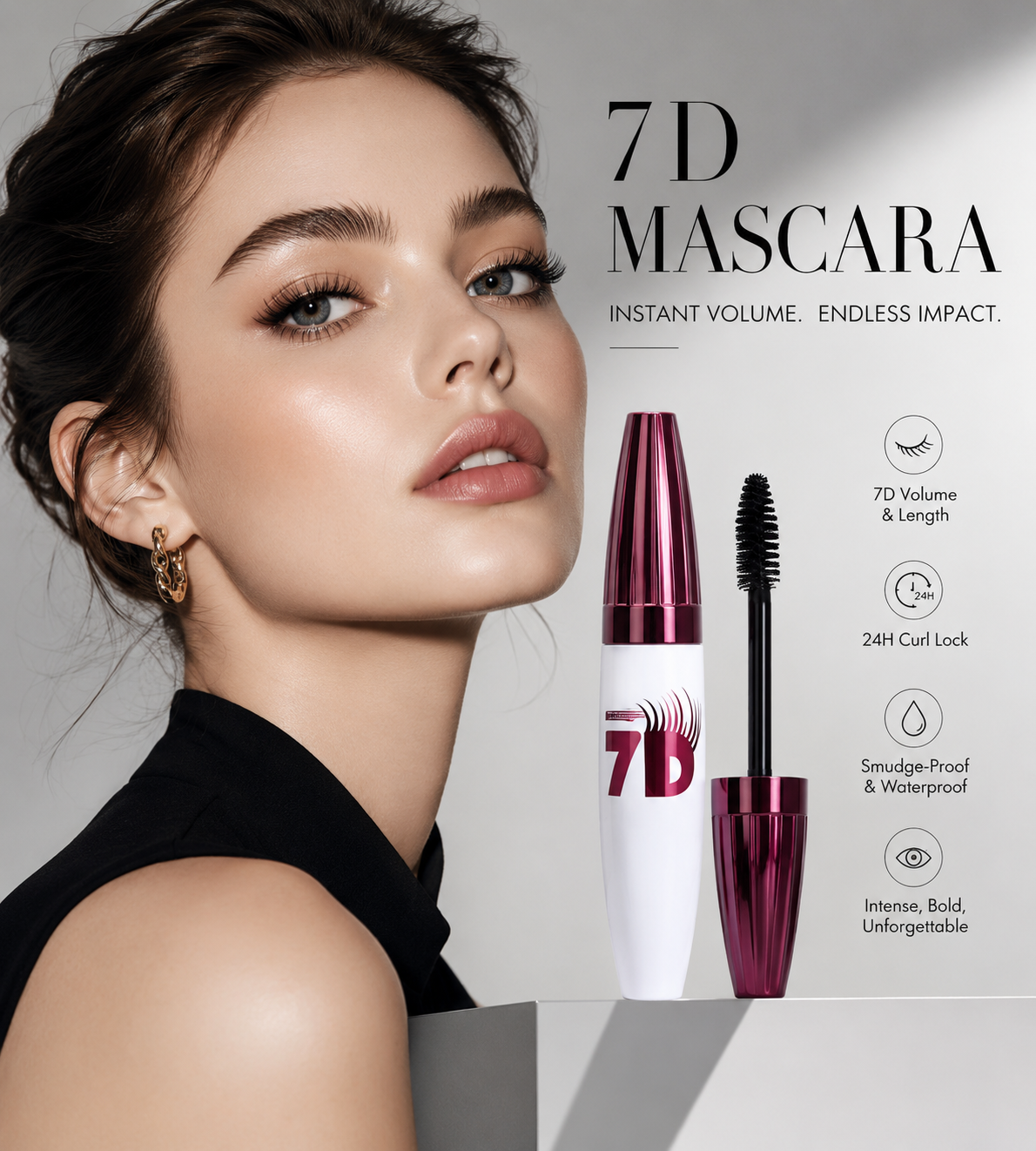 ⏰✨Smudge-Proof Curling & Lengthening Mascara-Navalonixcosh®