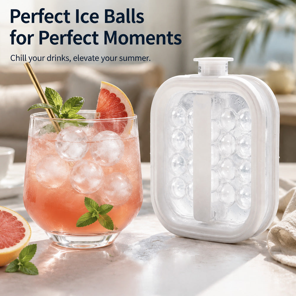 🌞Summer New Hot Selling 40% OFF🎁💦Portable Silicone Ice Ball Kettle for Camping, Beach & Pool Parties🧊---Devareon