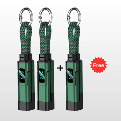 ⏳Limited-time 50% off⏰4-in-1 Digital Display Keychain Charging Cable🔋📱-Navalonixcosh®
