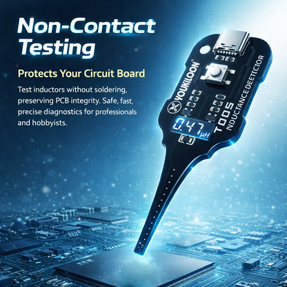 2026 HOT SALE🥳💞50K+ SOLD!💡⚙️ 40% OFF! In-Circuit Inductor Tester – One-button simplicity, clear indicator. Non-contact, rapid diagnosis. A must-have for electronics repair. 📟-Navalonixcosh®