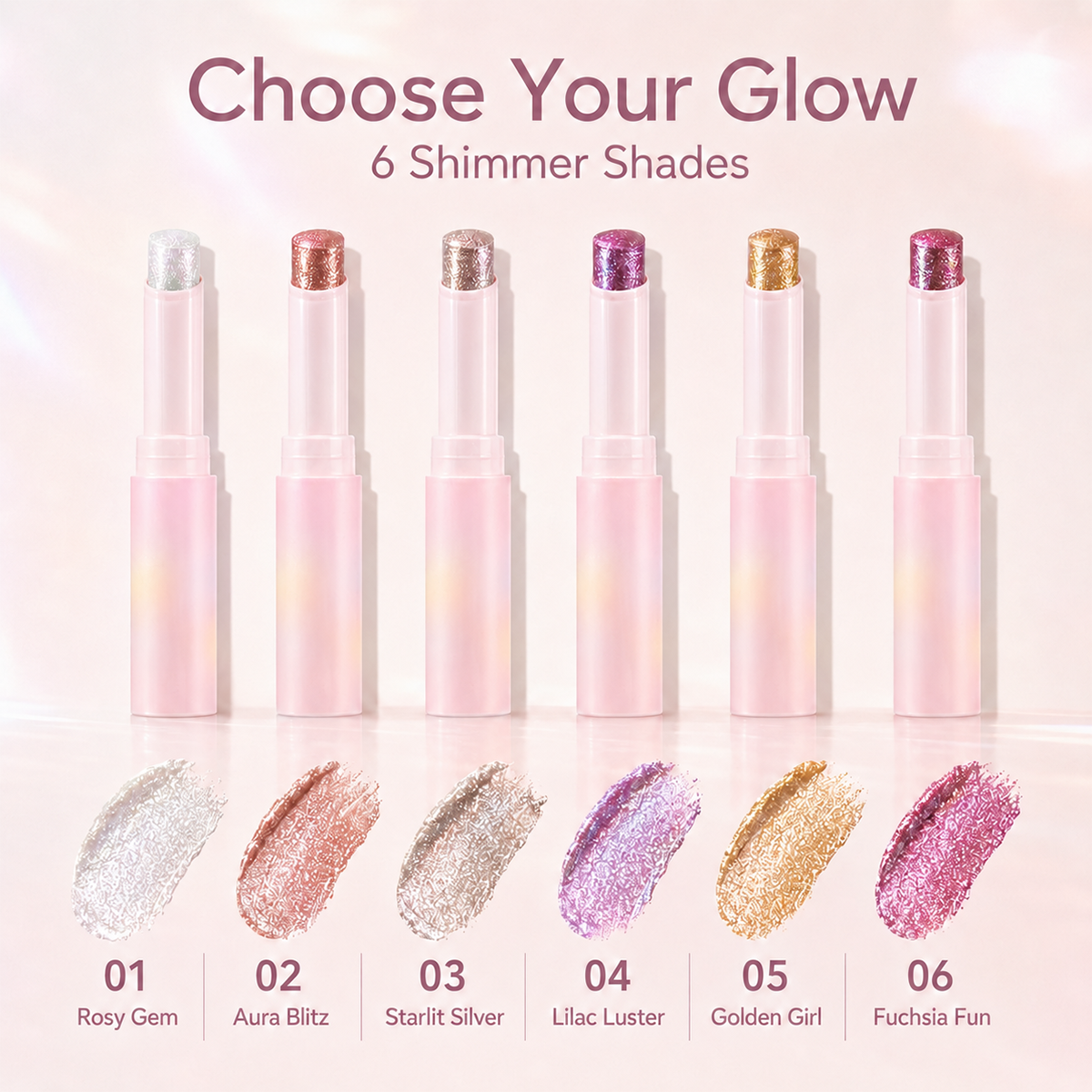 Shimmer Eyeshadow Stick with Brush-Navalonixcosh®