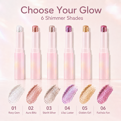 Shimmer Eyeshadow Stick with Brush-Navalonixcosh®