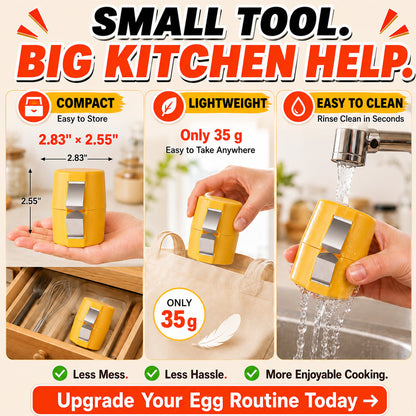 🔥🔥Limited-time 😮‍💨 Buy 1 Get 1 Free ！！！🍳 Quick Egg Cracker Tool – Open Hundreds Of Eggs Faster & Cleaner 🔥