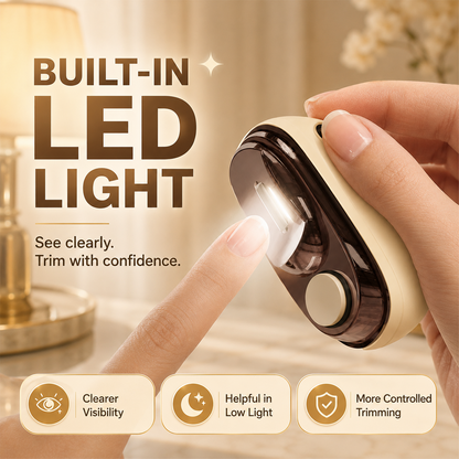 ✂️ LIMITED-TIME 50% OFF! 💅 2-in-1 Smart Electric Nail Clipper & Polisher 🌟-Navalonixcosh®