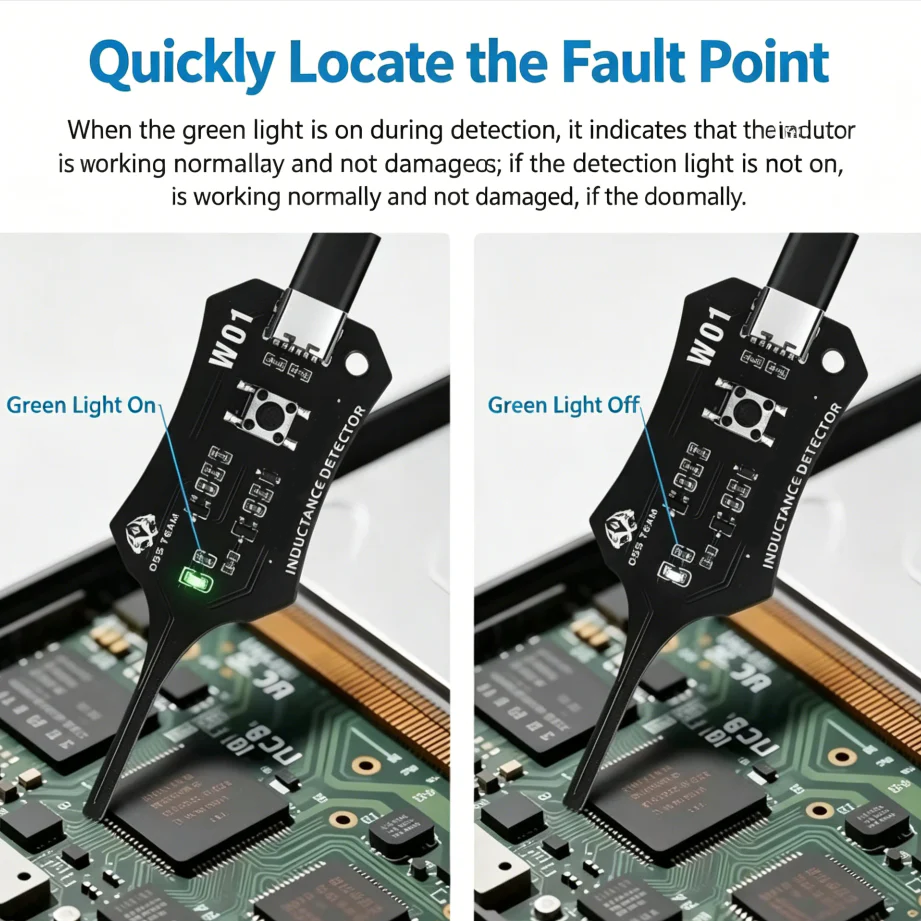 2026 HOT SALE🥳💞50K+ SOLD!💡⚙️ 40% OFF! In-Circuit Inductor Tester – One-button simplicity, clear indicator. Non-contact, rapid diagnosis. A must-have for electronics repair. 📟-Navalonixcosh®