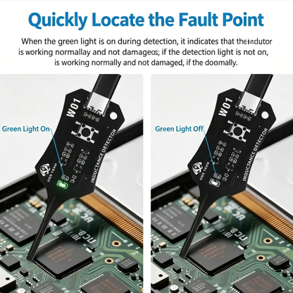 2026 HOT SALE🥳💞50K+ SOLD!💡⚙️ 40% OFF! In-Circuit Inductor Tester – One-button simplicity, clear indicator. Non-contact, rapid diagnosis. A must-have for electronics repair. 📟-Navalonixcosh®