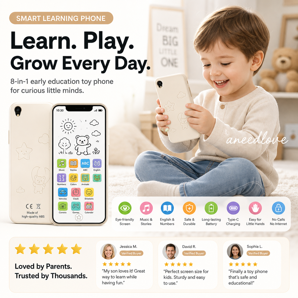 📱✨Learning smartphone for children ｜Educational & eye-friendly toy-Navalonixcosh®